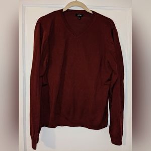 Red V Neck Sweater